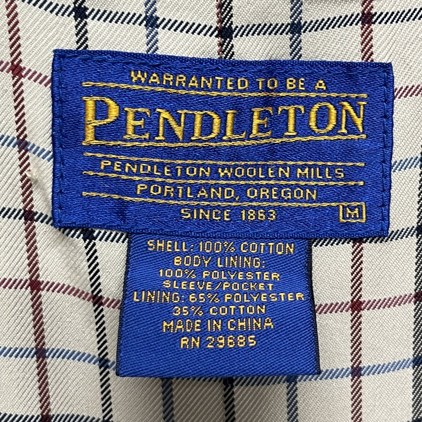 90s vintage 古着　ビンテージ　テーラードジャケット　ペンドルトン　PENDLETON カジュアル　紳士