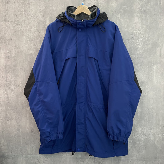 00s vintage 古着　ビンテージ　エディーバウアー　EddieBauer　フルジップ　オーバーサイズ　アウトドア　カジュアル　ドローコード