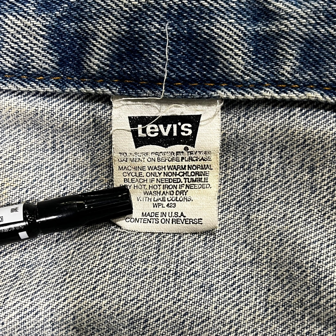 90s USA製 Levi's 70507-4890 リーバイス デニムジャケット Gジャン 90年代 古着 アウター made in usa ビンテージ ライトアウター