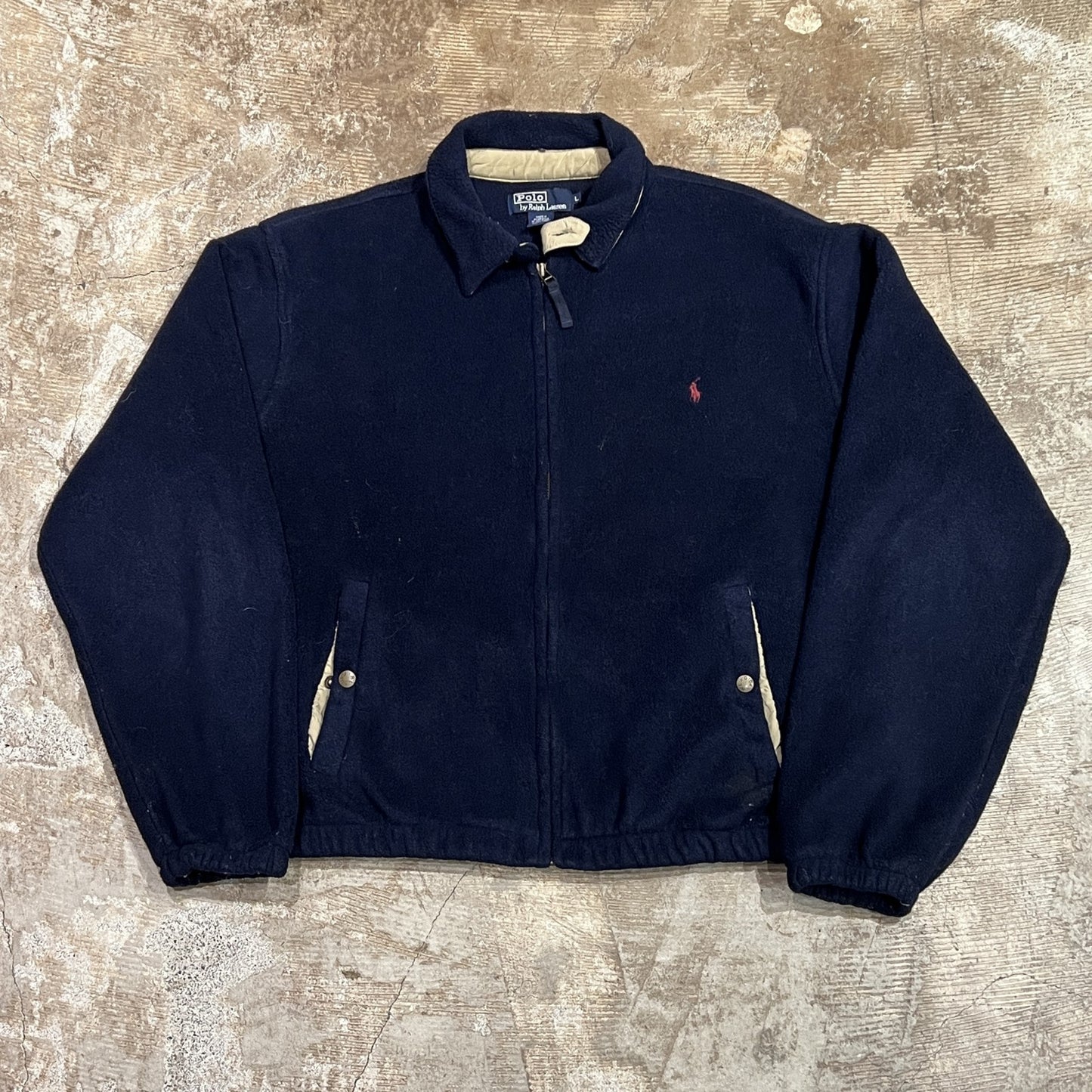 90s　Polo by Ralph Lauren POLARTECフリーススウィングトップジャケット