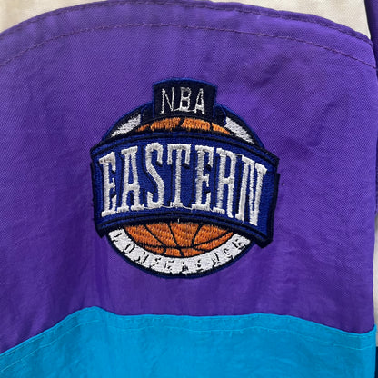 90s STARTER NBA シャーロットホーネッツ スタジャン バスケット ジャケット 古着 ビンテージ XL