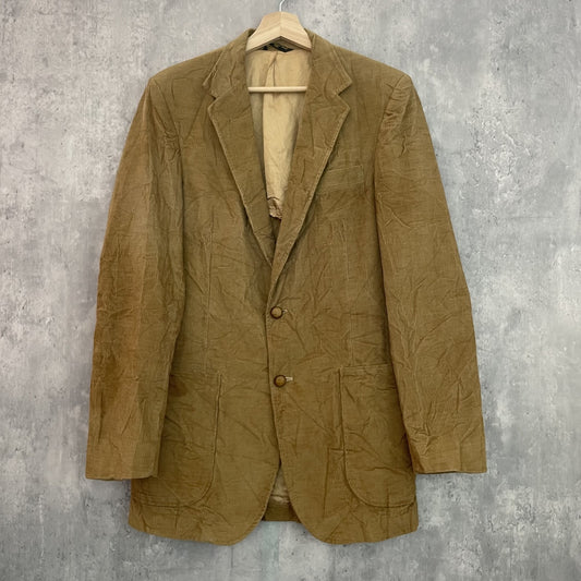 70s 80s vintage BodyWork ByHAGGAR USA製　エルボーパッチ　テーラードジャケット　コーデュロイ　古着　ビンテージ