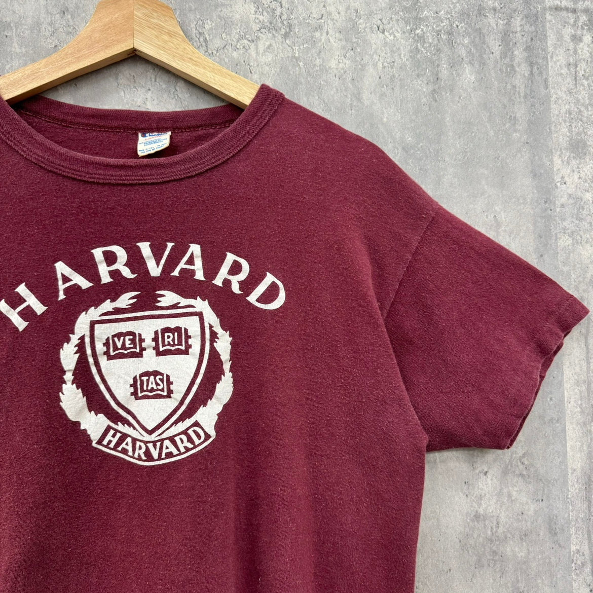 80s USA製 Champion HARVARD カレッジTシャツ トリコタグ チャンピオン ハーバード 半袖 プリント made in usa 古着 ビンテージ