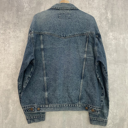 00s vintage 古着　ビンテージ　ラングラー　wrangler ワーク系　アウトドア　デニムジャケット　アメカジ　ボタンフライ