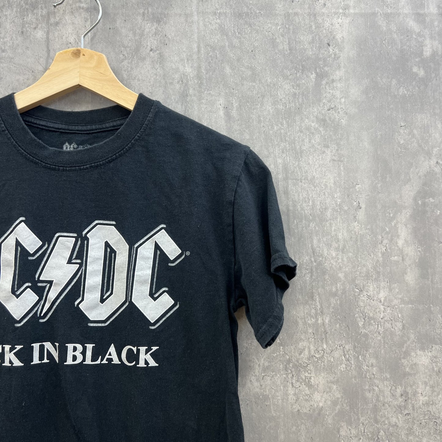 00s ACDC バンドＴシャツ BACK IN BLACK ロック バングラデッシュ制 古着