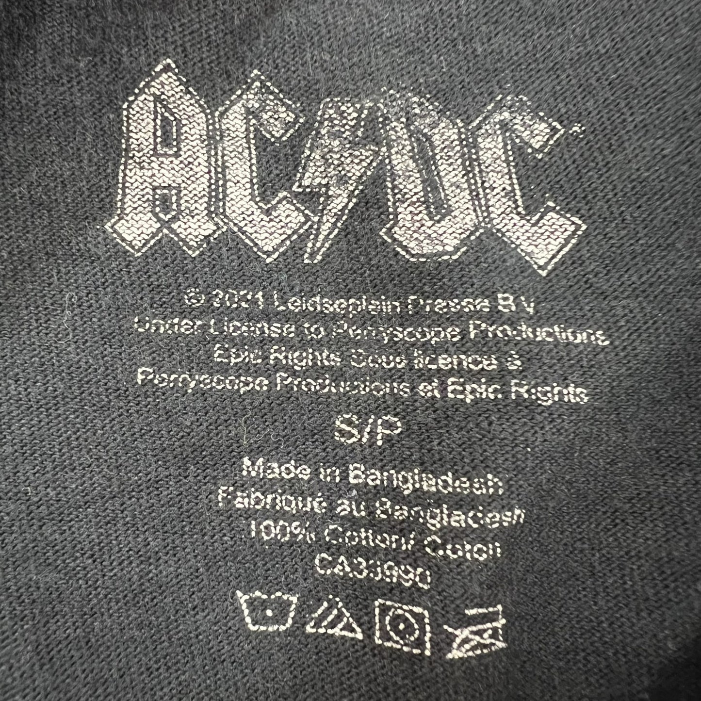 00s ACDC バンドＴシャツ BACK IN BLACK ロック バングラデッシュ制 古着