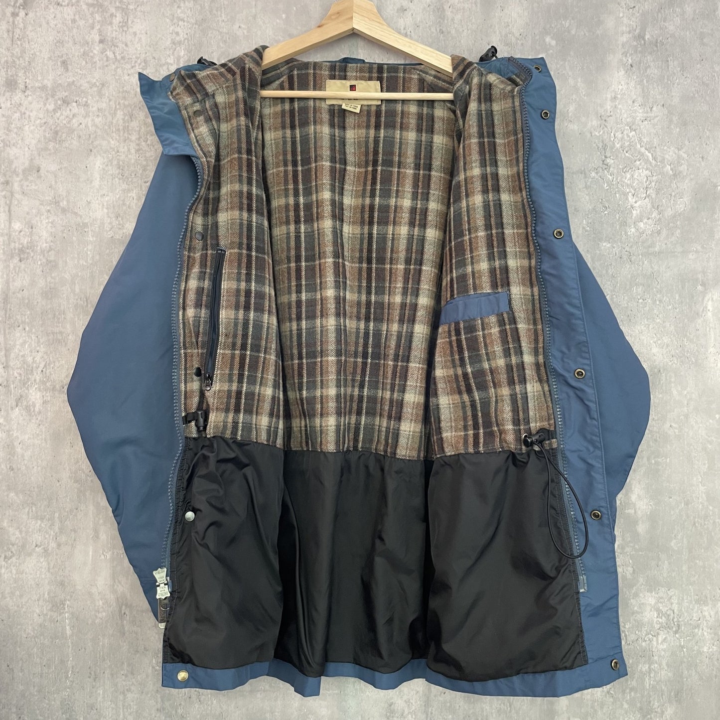 00s 90s vintage 古着　ビンテージ　WOOLRICH ウールリッチ　ナイロン　マウンテンパーカー　ダブルジップ　タータンチェック