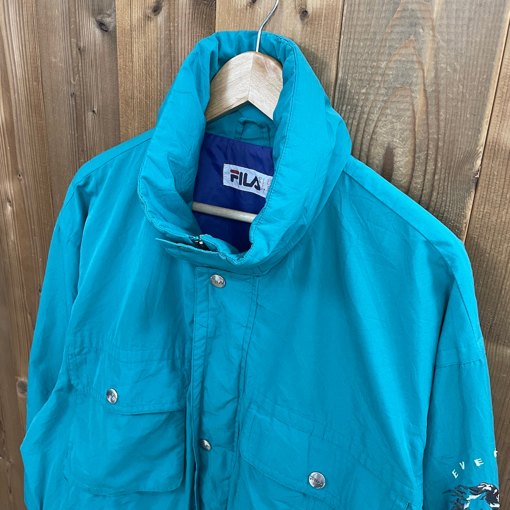 80s 90s vintage FILA フィラ EVEREST エベレスト マウンテンジャケット ナイロンパーカー フルジップ ジップアップ