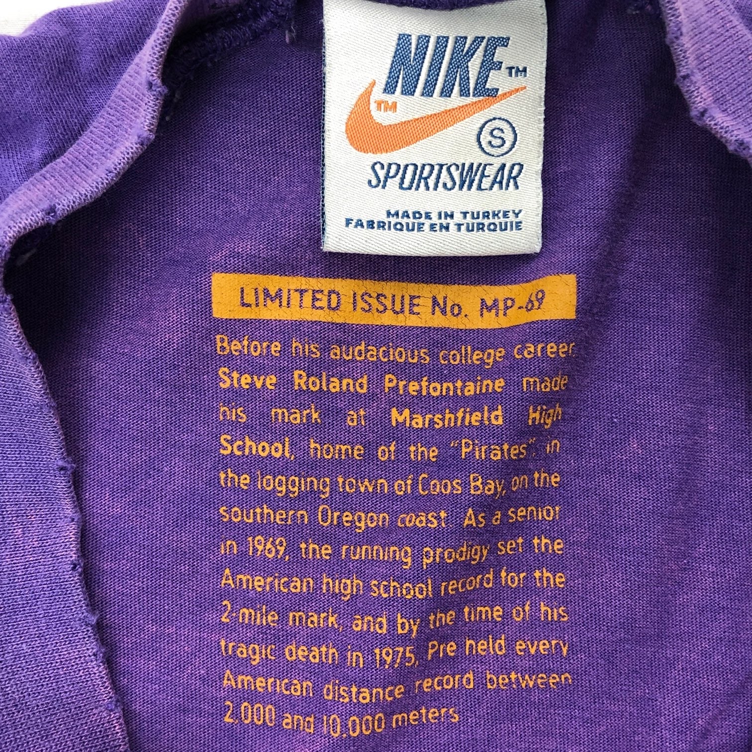 00s NIKE ホワイトレーベル ナイキ プリントTシャツ 筆記体ロゴ 半袖 カットソー