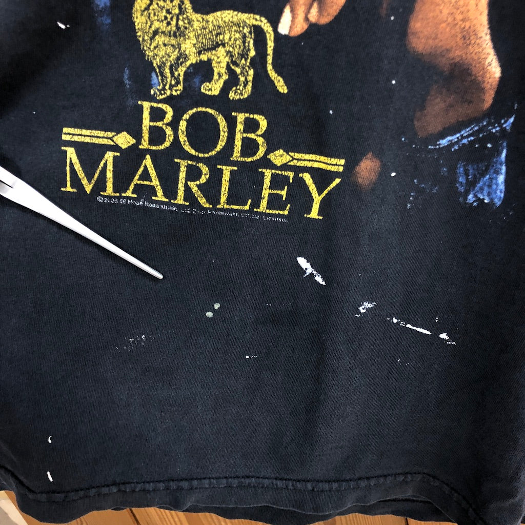 00s vintage USA製 ZION ザイオン BOB MARLEY ボブマリー プリントTシャツ 半袖 カットソー ラッパー