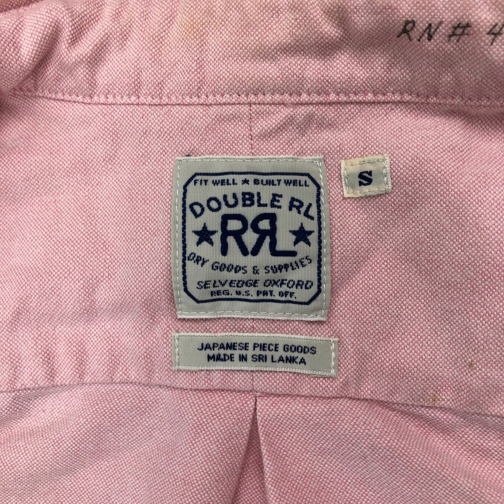 RRL ダブルアールエル Ralph Lauren ラルフローレン 半袖シャツ ボタン