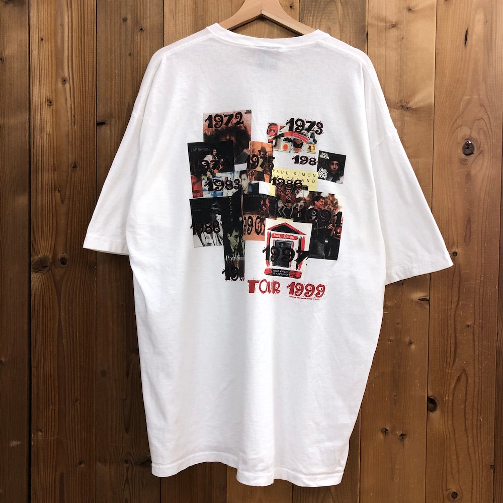 90s vintage giant Paul Simon ポール・サイモン Tシャツ 半袖 カットソー サイモン&ガーファンクル 1999年