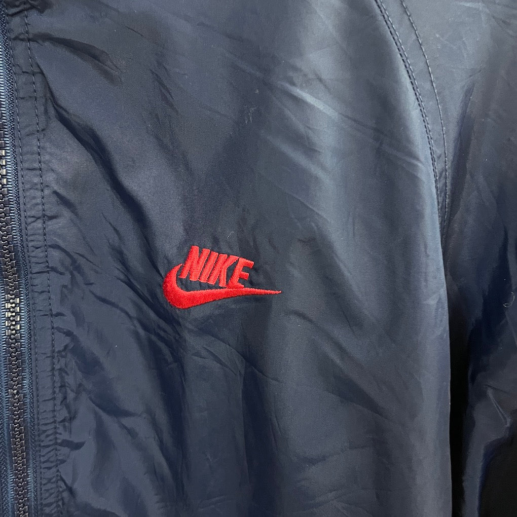 90s vintage NIKE ナイキ ナイロンジャケット バックロゴ ワンポイント