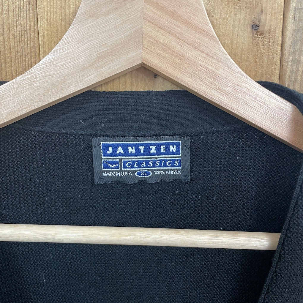90s vintage USA製 JANTZEN ジャンセン アクリル ニット カーディガン セーター