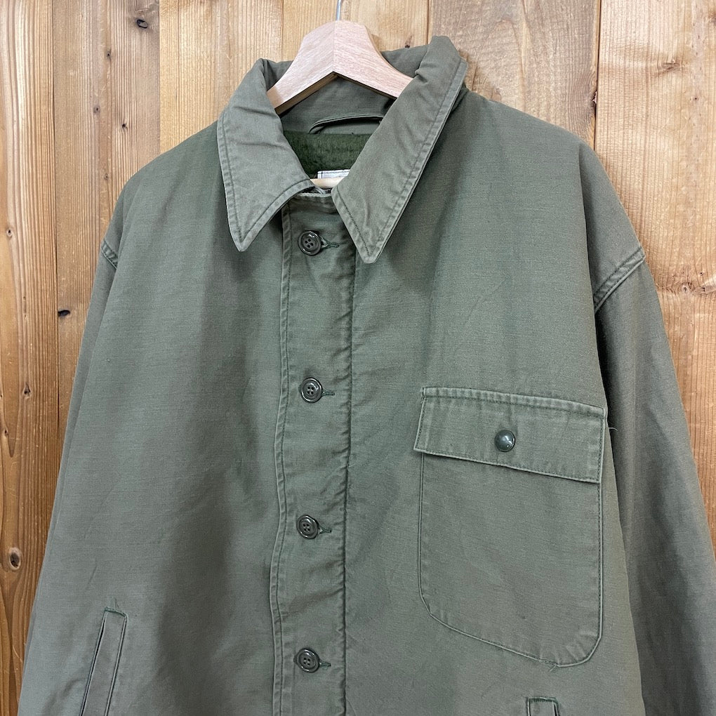 80s vintage U.S.NAVY A-2 デッキジャケット ミリタリージャケット 米