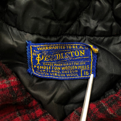 50s vintage PENDLETON ペンドルトン 半袖シャツ ウールシャツ チェック