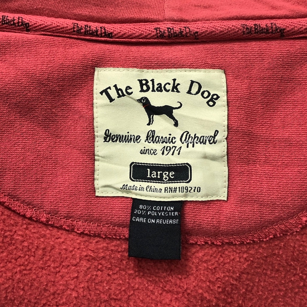 The Black Dog ザブラックドッグ パーカー スウェット フーディー プルオーバー ビッグロゴ