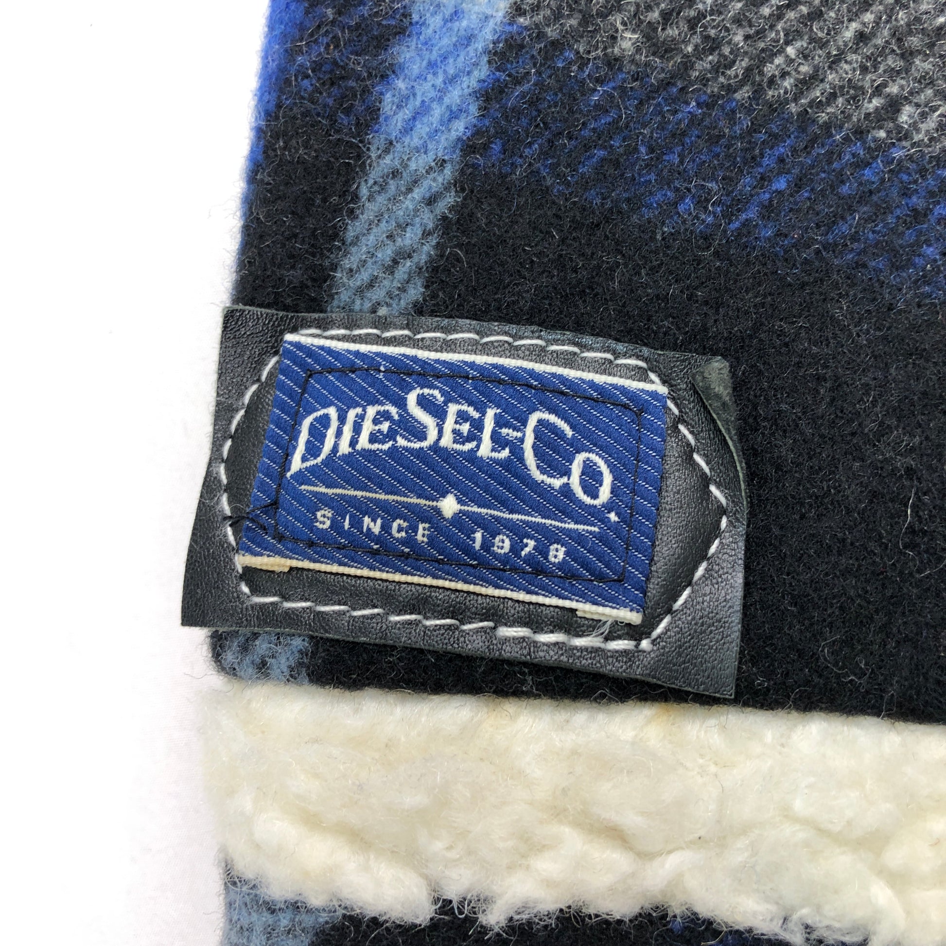 DIESEL ディーゼル ウールジャケット 裏ボア レザーボタン – 【古着屋