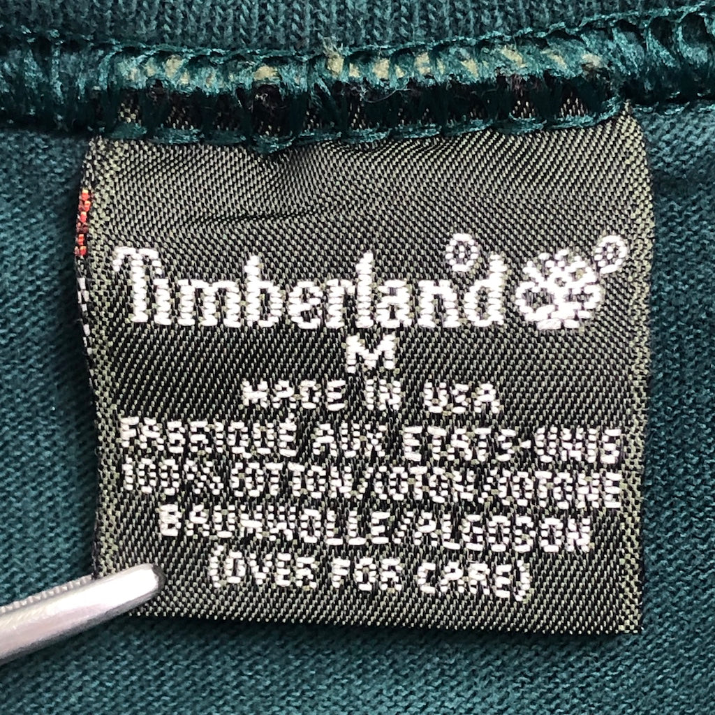 90s vintage USA製 Timberland ティンバーランド モックネック ロングTシャツ ロンT 長袖