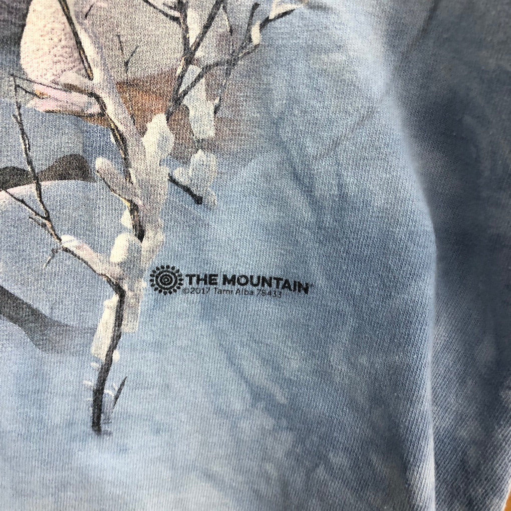 THE MOUNTAIN ザ・マウンテン アニマルプリントTシャツ 狼 半袖