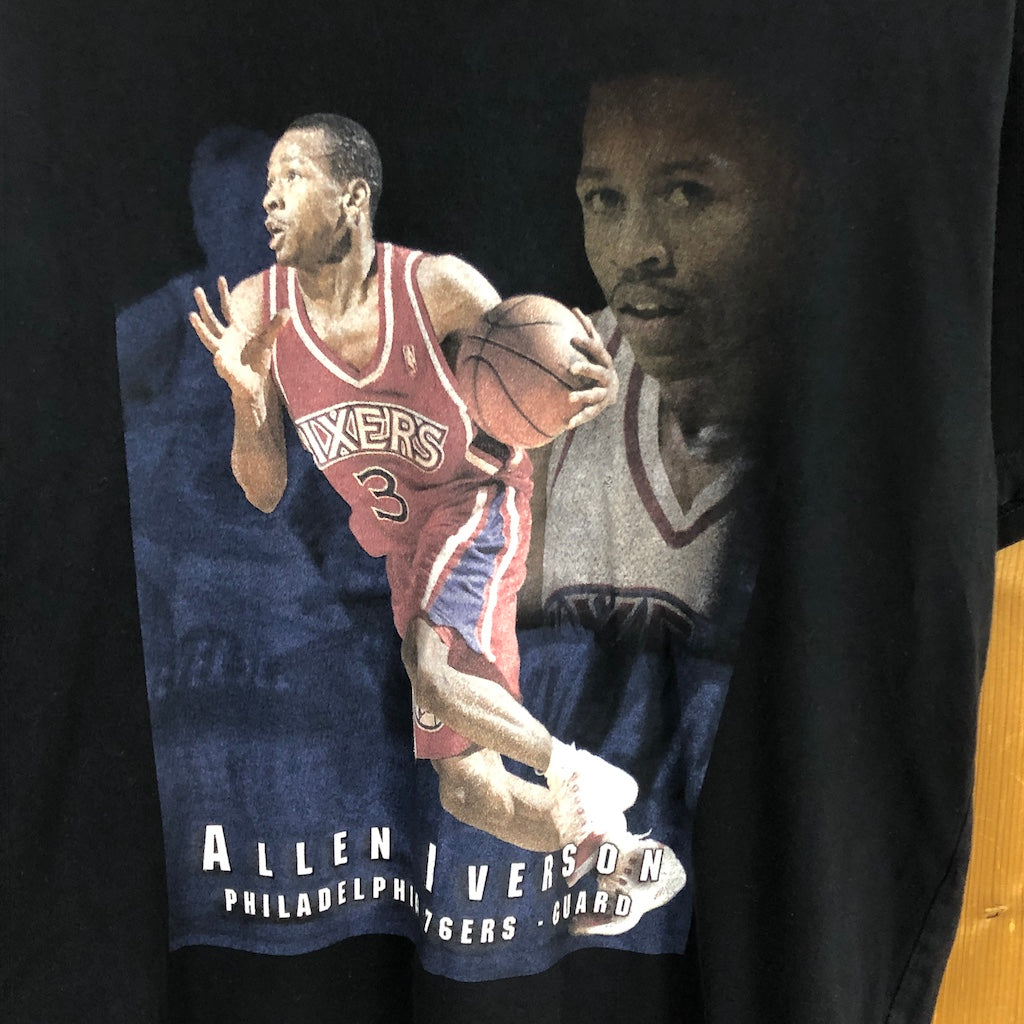 Mitchell & Ness ミッチェルアンドネス Allen Iverson アレンアイバーソン プリントTシャツ 半袖 カットソー コットン