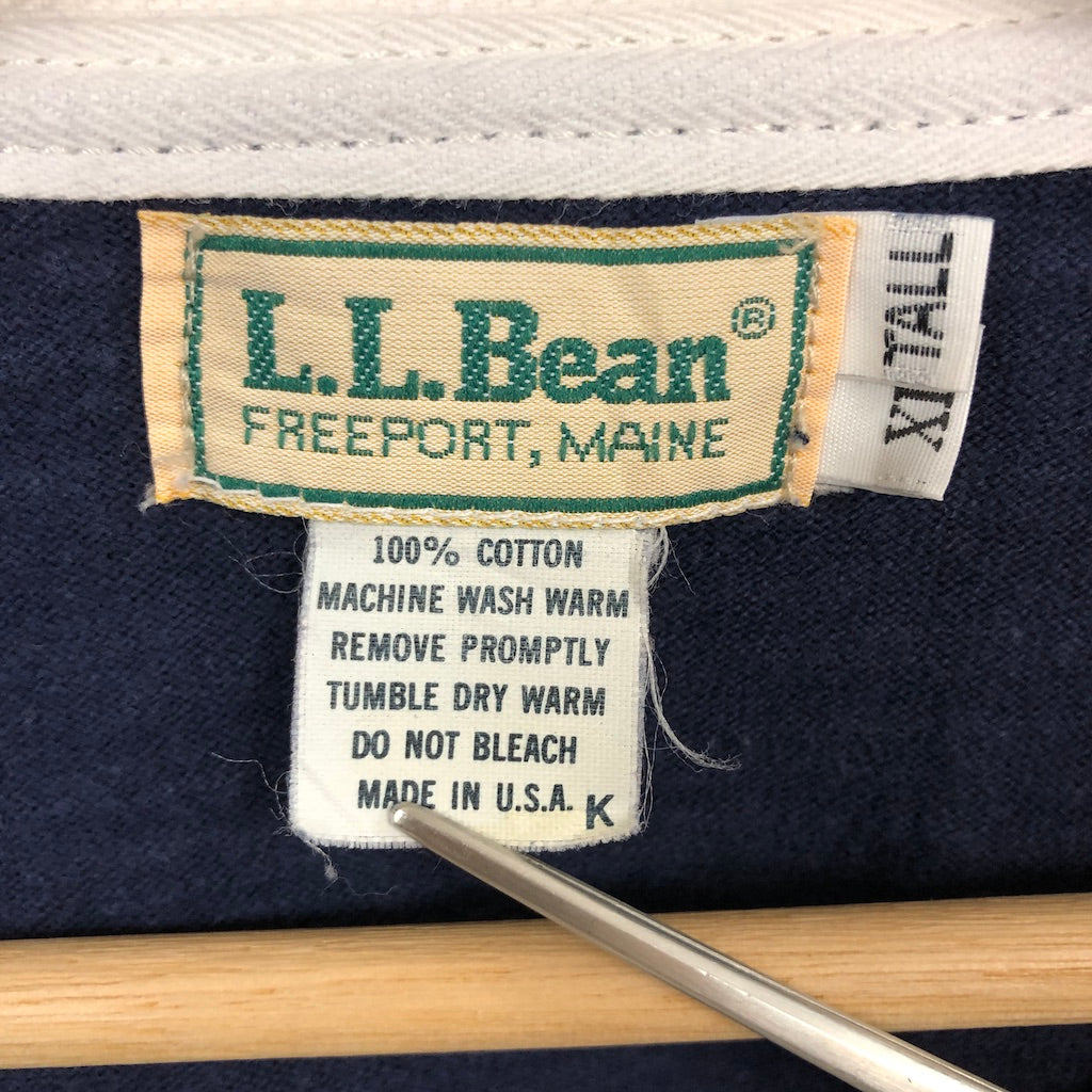 80s vintage USA製 L.L.Bean エルエルビーン ラガーシャツ 長袖