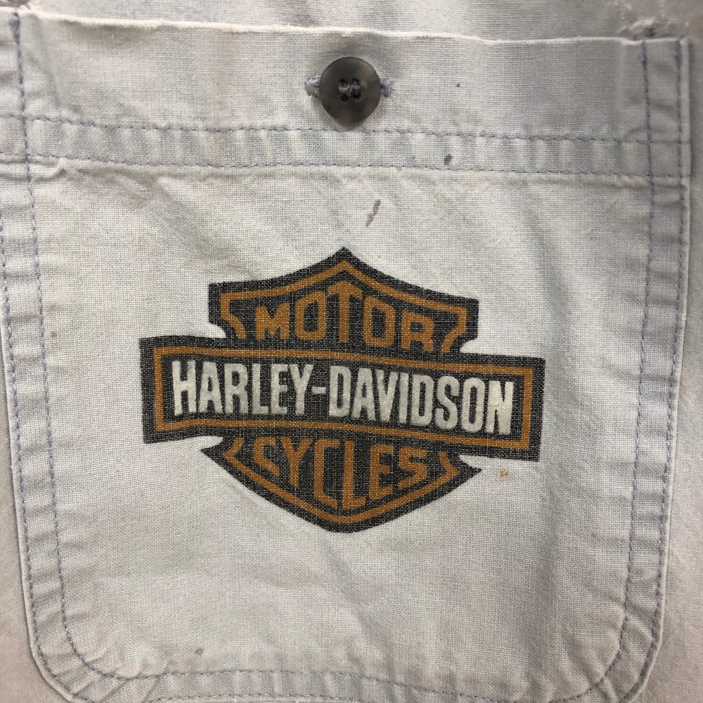 90s vintage HARLEY-DAVIDSON ハーレーダビッドソン 半袖シャツ コットン プリント