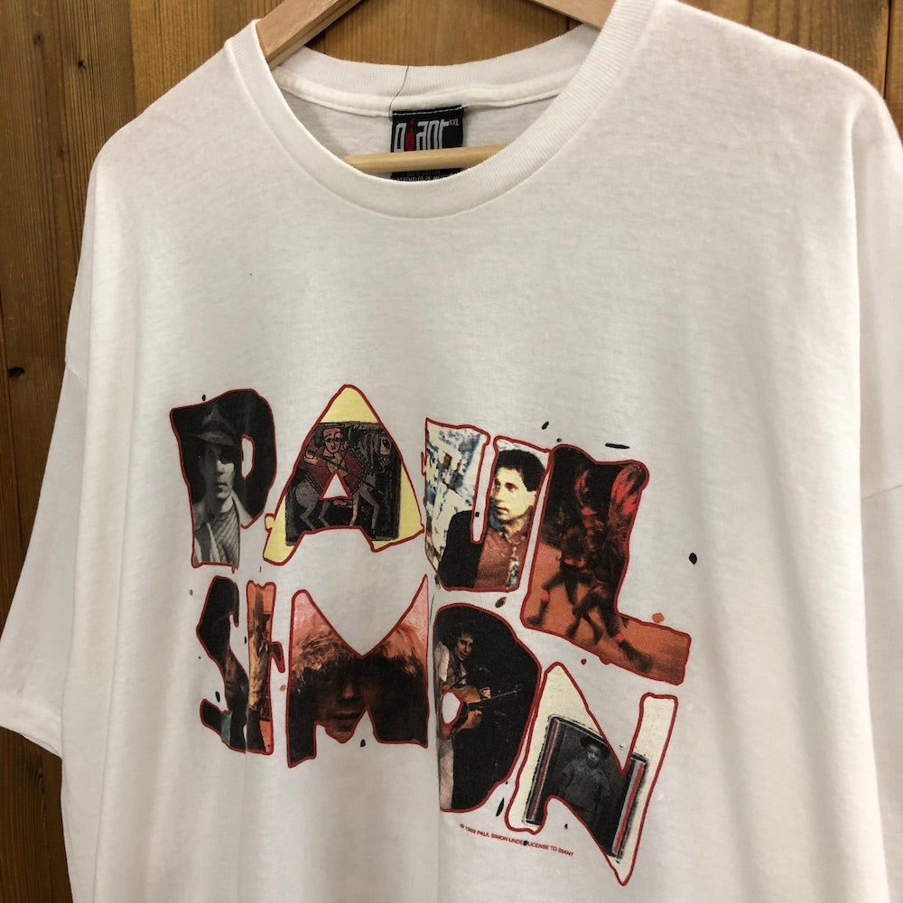 90s vintage giant Paul Simon ポール・サイモン Tシャツ 半袖 カットソー サイモン&ガーファンクル 1999年