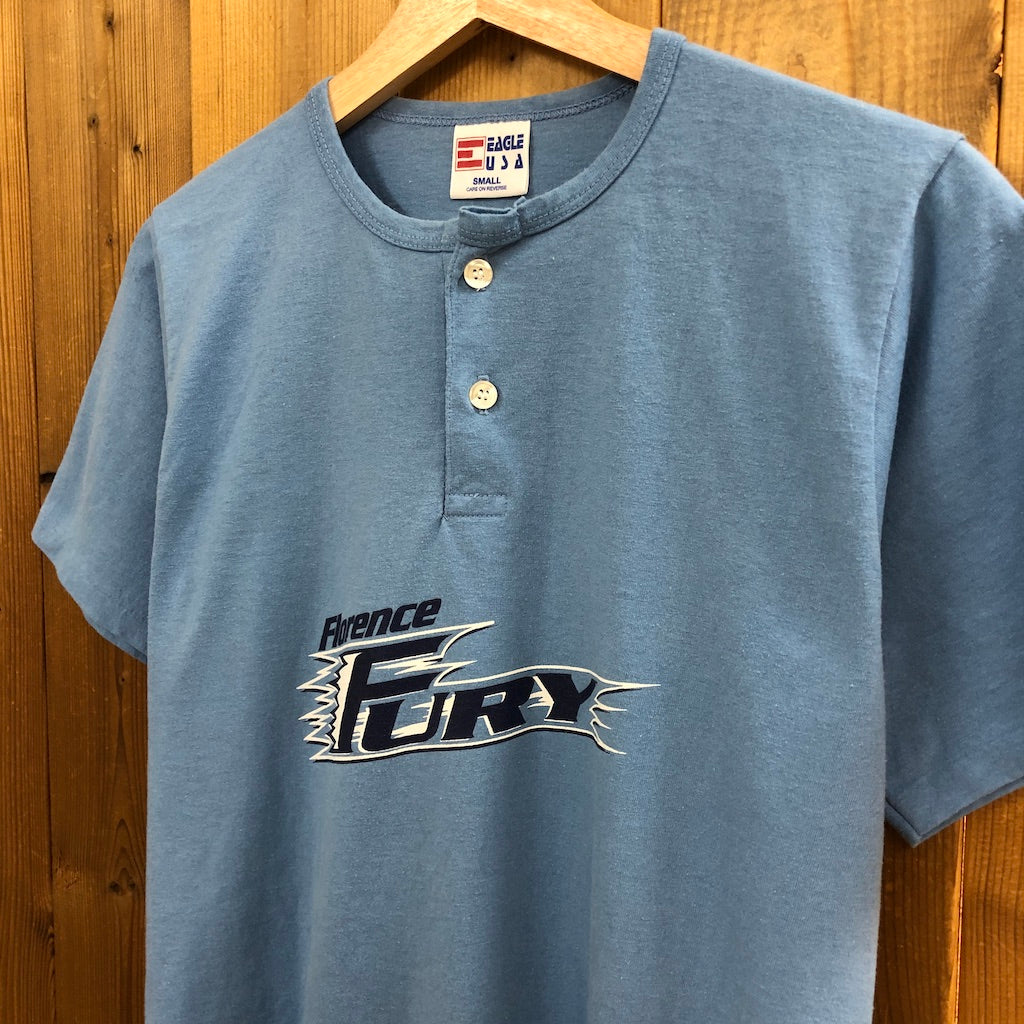 USA製 EAGLE USA イーグルUSA Florence FURY フローレンスヒューリー ヘンリーネック Tシャツ 半袖 カットソー