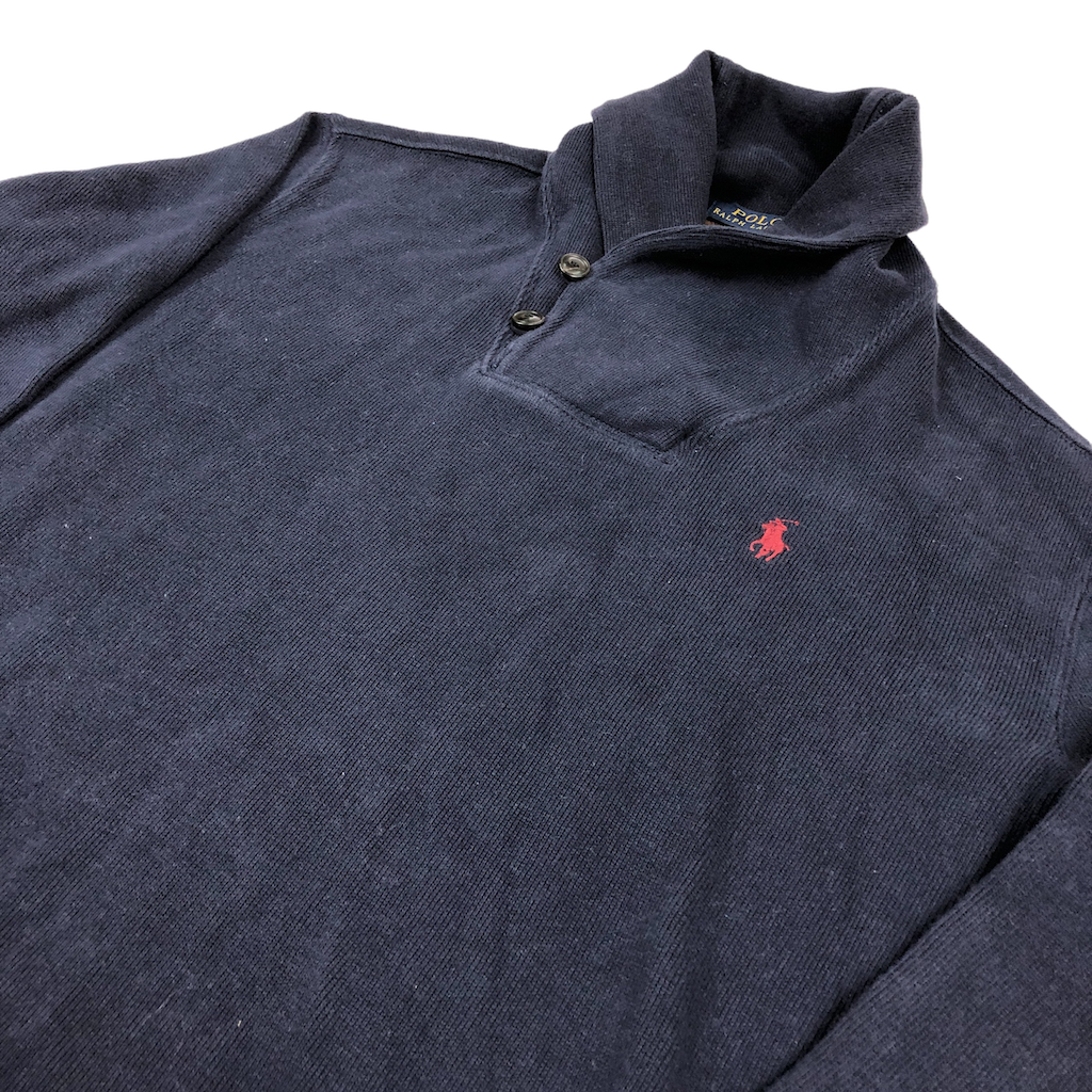 POLO RALPH LAUREN ポロラルフローレン ショールカラー ニット セーター プルオーバー 長袖