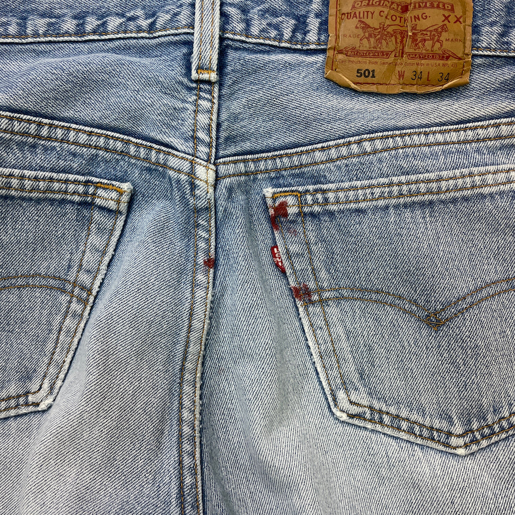 levis 501 made in usa vintage