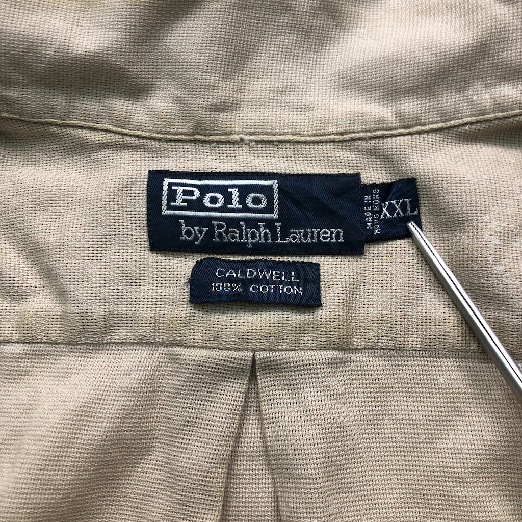 90s vintage Polo Ralph Lauren ポロラルフローレン CALDWELL オープン