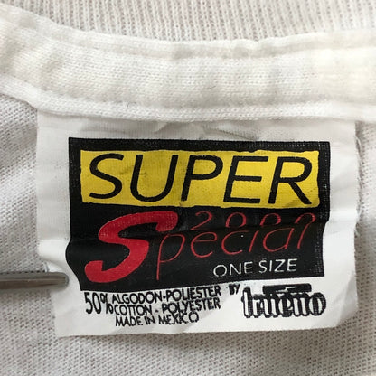 00s vintage trueno トレノ SUPER SUPECIAL 2000 スーパースペシャル Cabo San Lucas カボサンルカス サメ シャーク プリントTシャツ 半袖 カットソー ホワイト