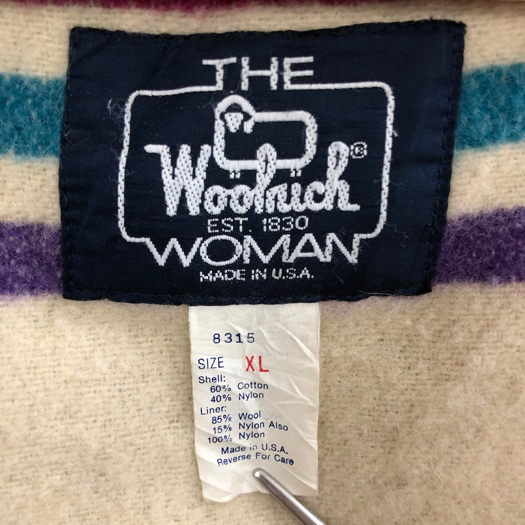 USA製 80s vintage Woolrich WOMAN マウンテンパーカー 裏地ウール