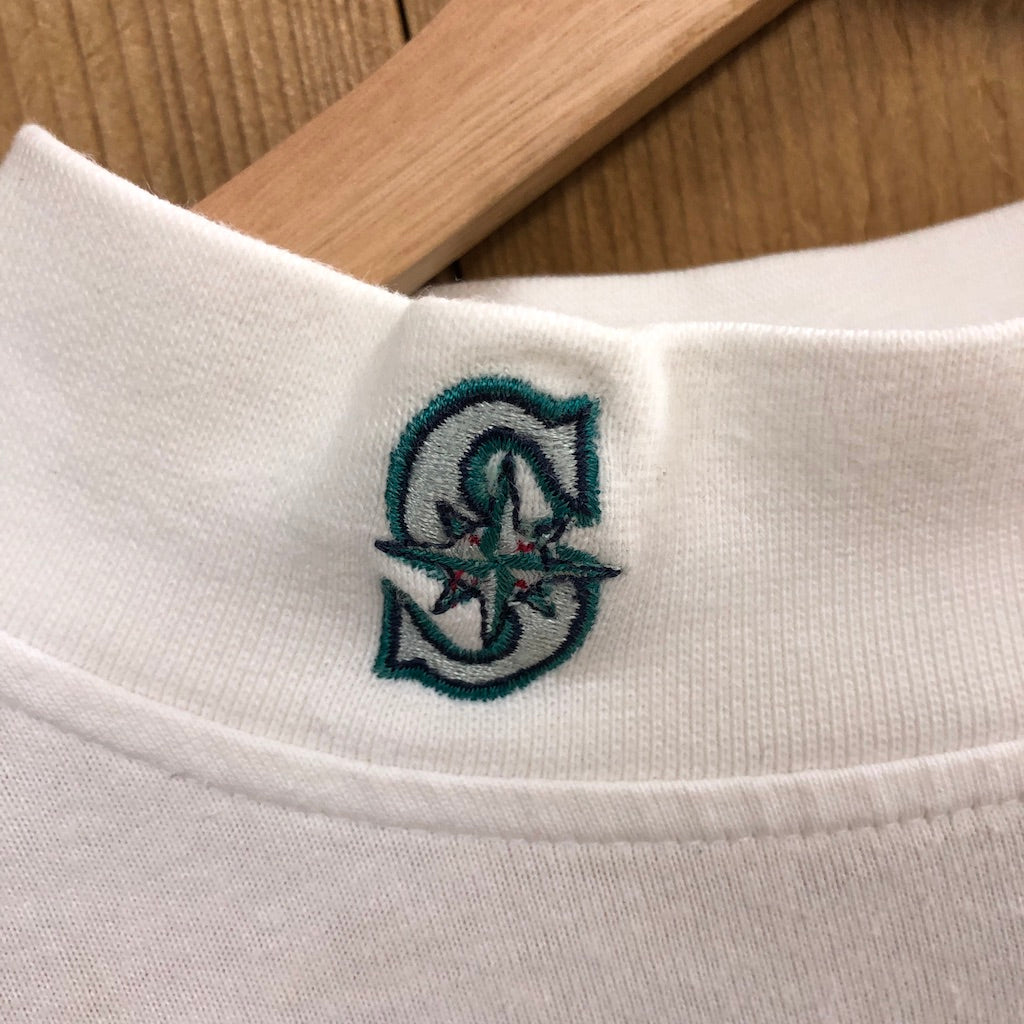 00s vintage NIKE ナイキ SEATTLE MARINERS シアトルマリナーズ モックネック ロンT ロングTシャツ