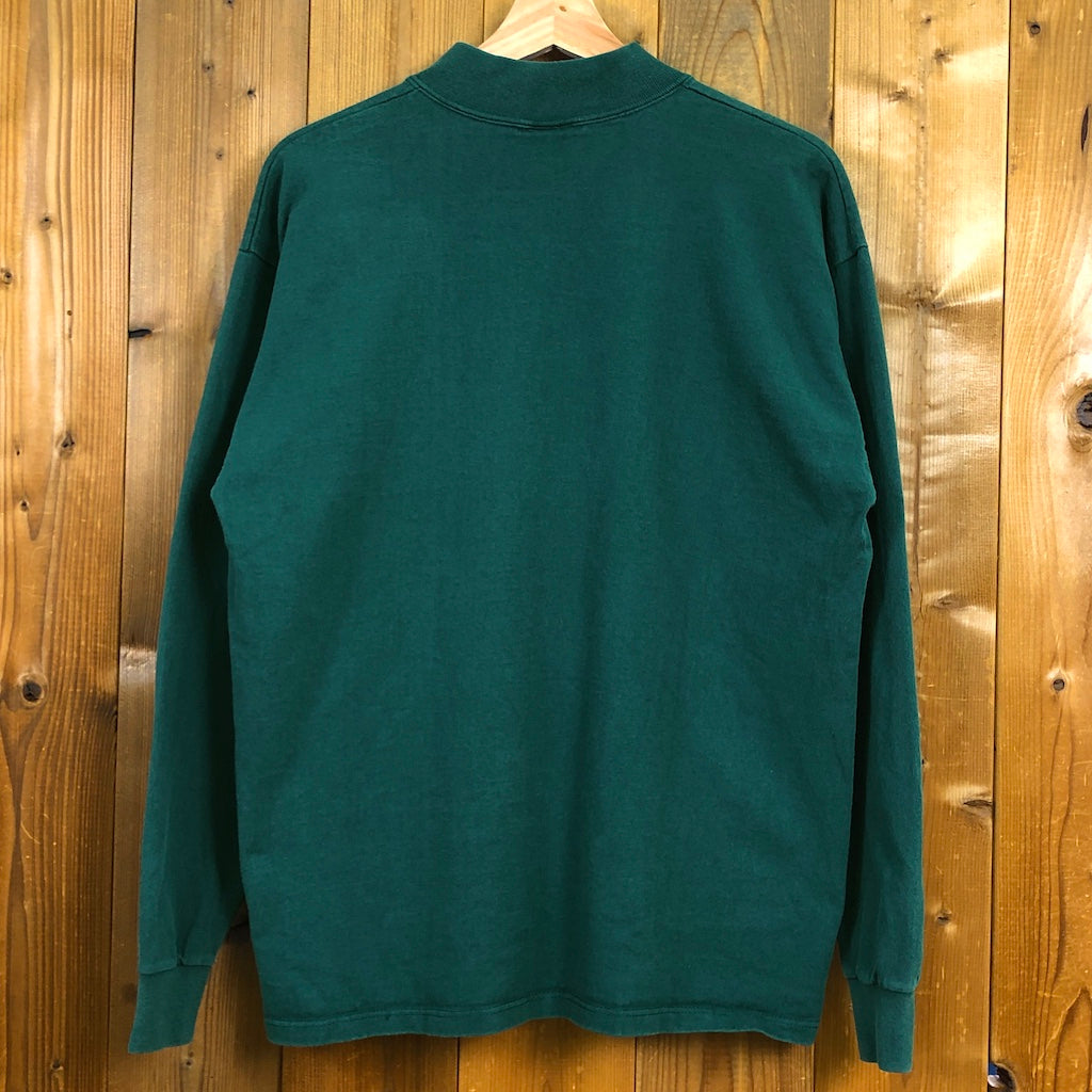 90s vintage USA製 Timberland ティンバーランド モックネック ロングTシャツ ロンT 長袖
