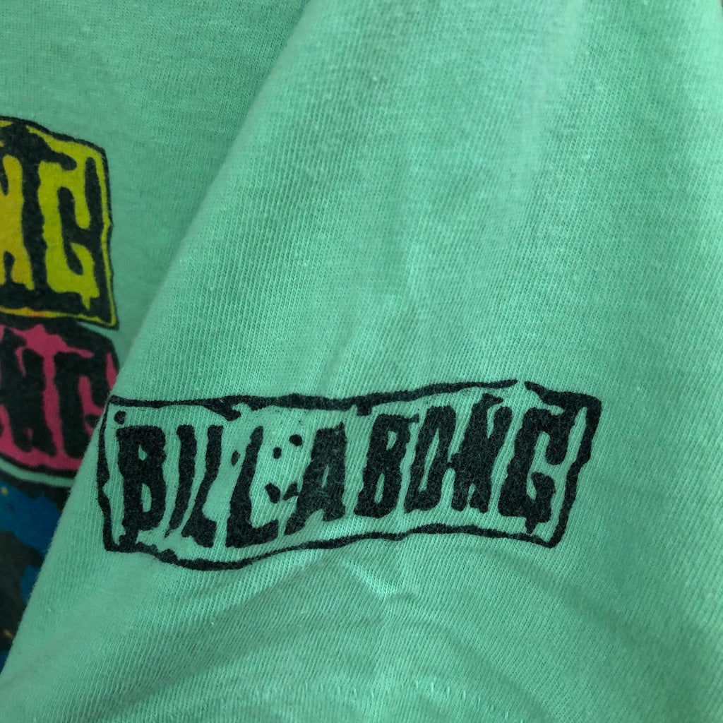 80s vintage カナダ製 BILLABONG ビラボン プリントTシャツ 半袖 カットソー 1989年 コットン