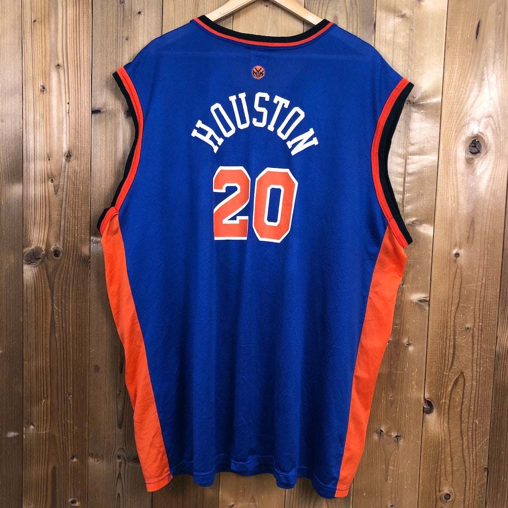 90s vintage Champion チャンピオン NEW YORK KNICKS ニューヨークニックス HOUSTON ヒューストン  ユニフォーム ジャージ メッシュ タンクトップ