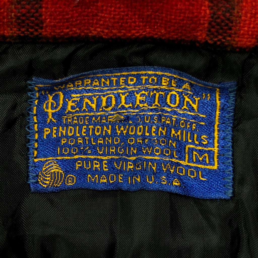 70s vintage USA製 PENDLETON ペンドルトン ウールシャツ 長袖