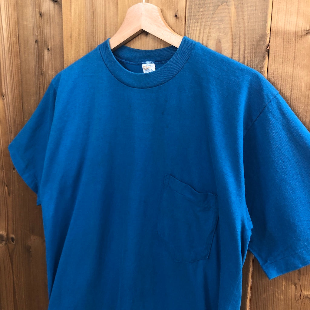 70s vintage USA製 JC Penny TOWN CRAFT ポケットTシャツ 100%コットン