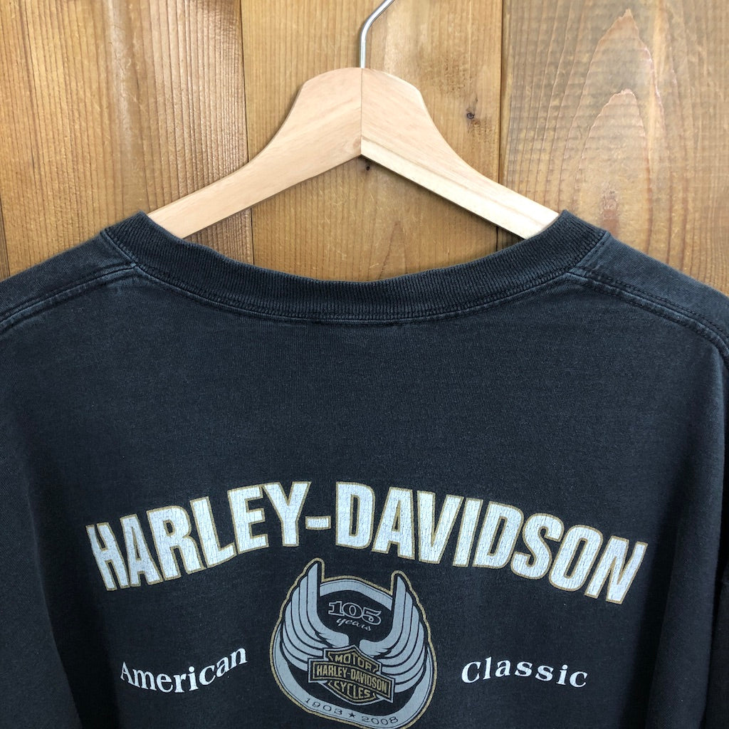 Harley-Davidson ハーレーダビッドソン 長袖ロンT 3XL - Tシャツ