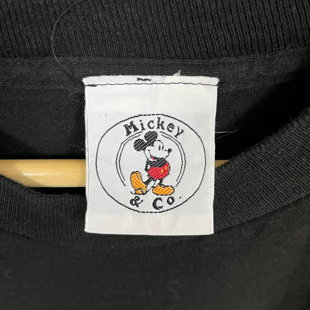 90s vintage Mickey & Co ミッキーマウス Disney Tee ディズニー プリント Tシャツ 半袖 キャラクター