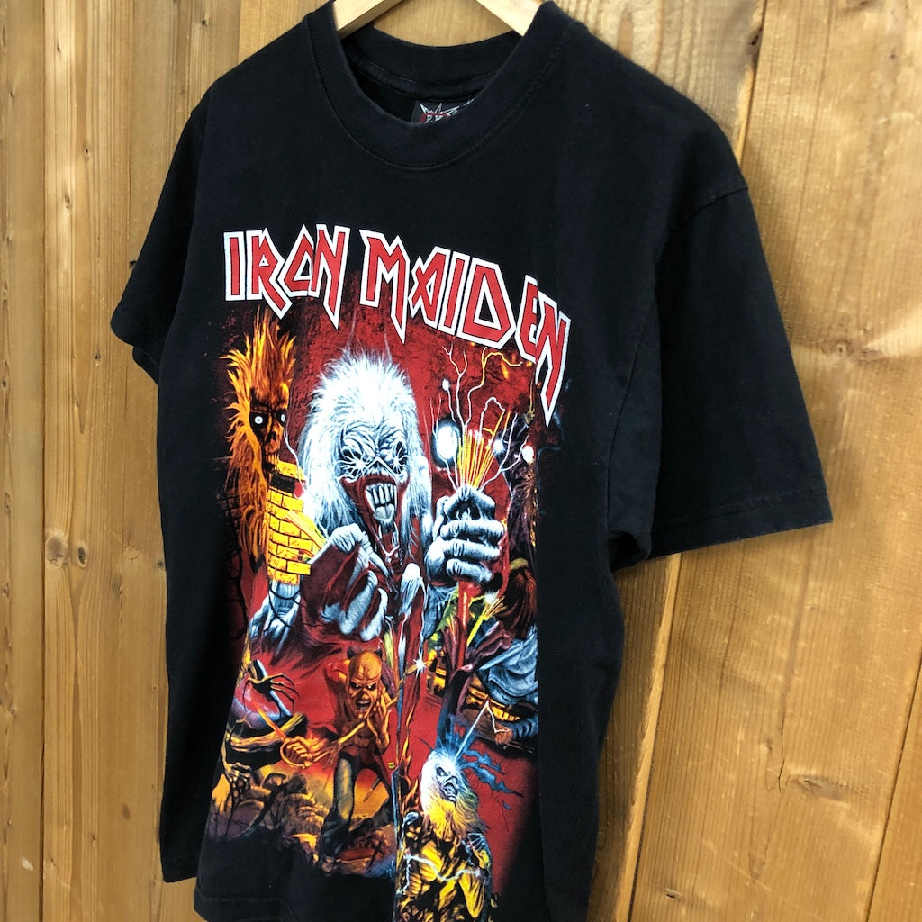 P.K.SPORTS IRON MAIDEN アイアンメイデン バンドTシャツ 半袖 カットソー プリント