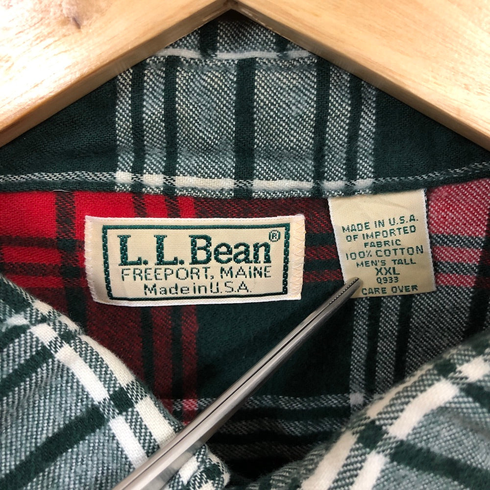 70s 80s vintage USA製 L.L.Bean エルエルビーン 長袖シャツ