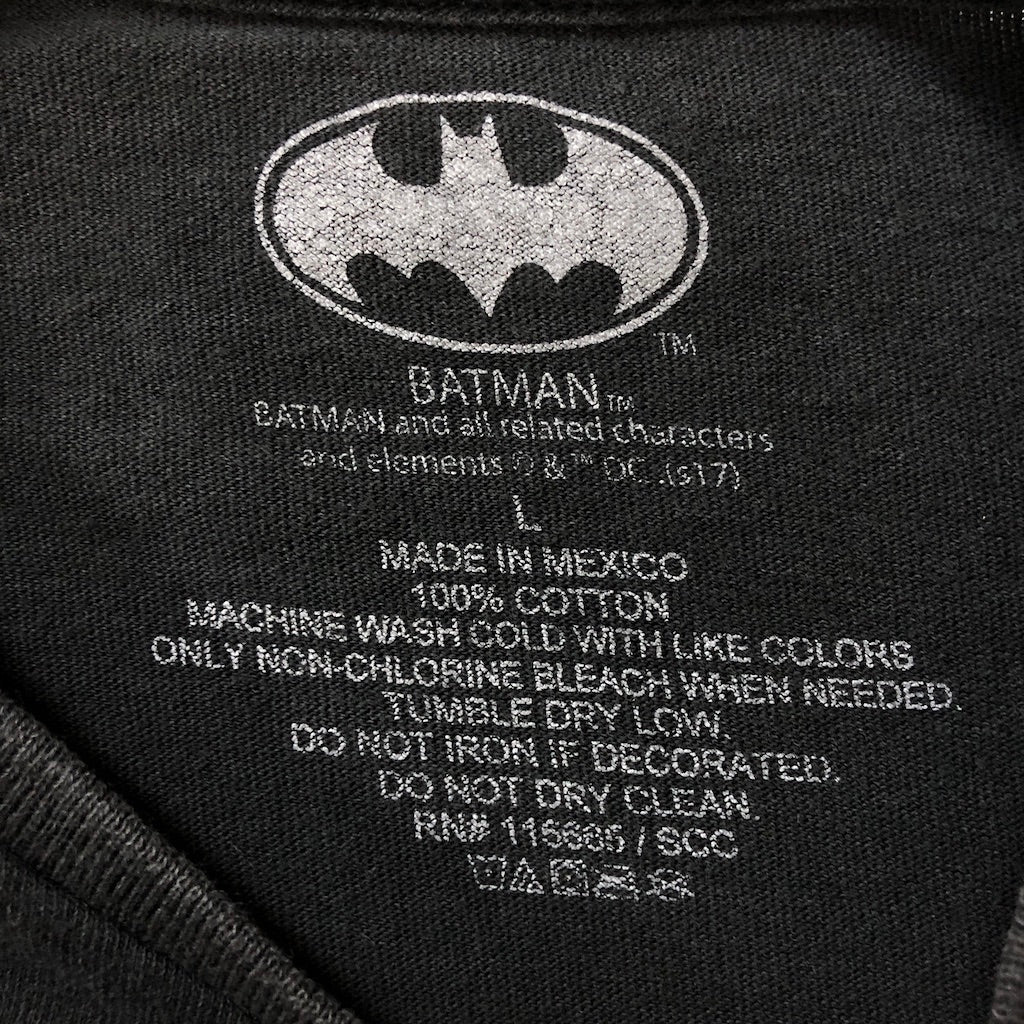 BATMAN バットマン Tシャツ 半袖 カットソー ビッグプリント